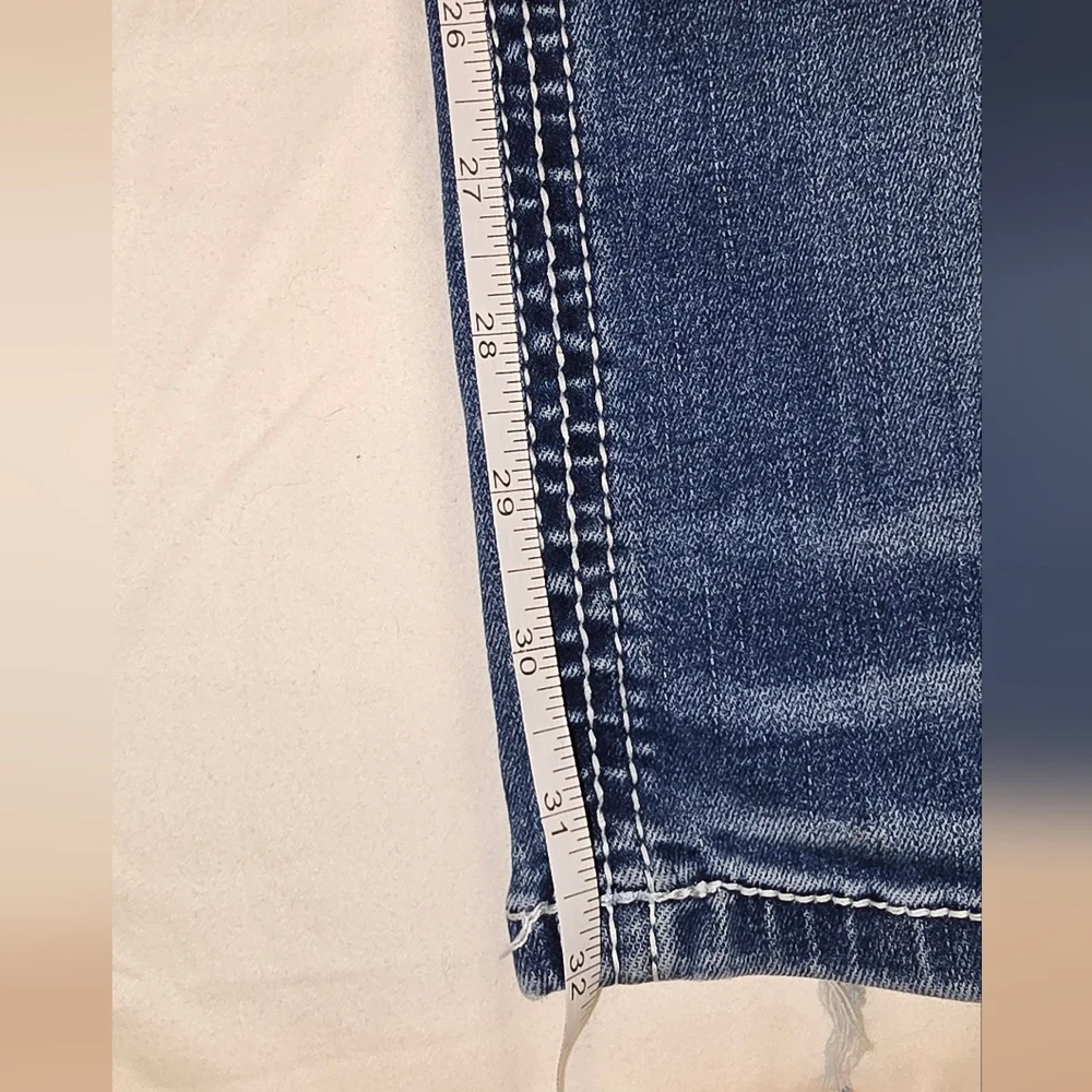 Affliction Gage Blue Denim Men's Boot Cut Jeans 34x32